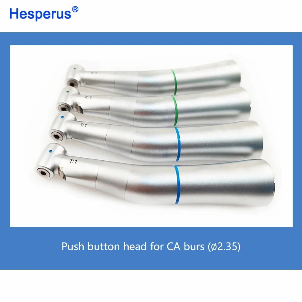 E20L Den tal Низкоскоростной наконечник Contra Angle k v 1:1 4:1 С / Без оптоволокна Синие кольца