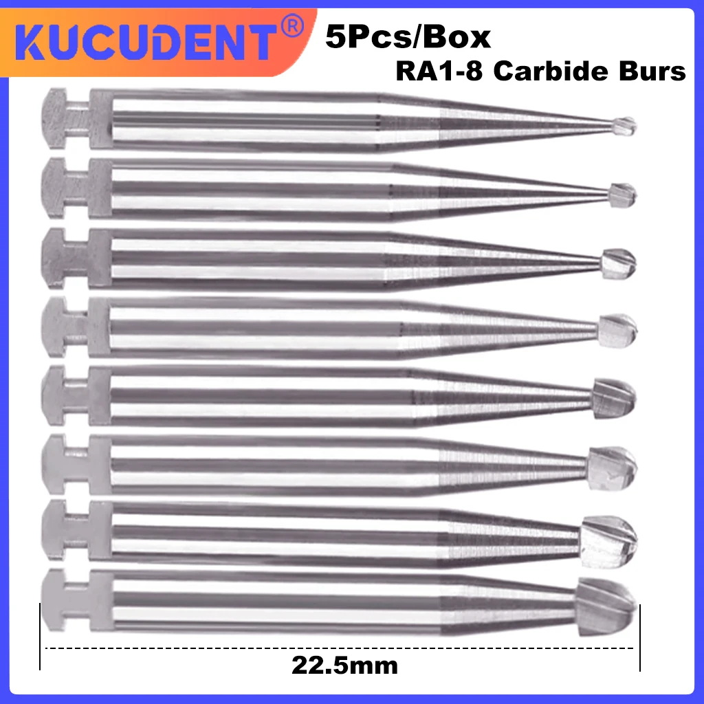 KUCUDENT 5 шт. / коробка стоматологические боры из карбида вольфрама низкоскоростные