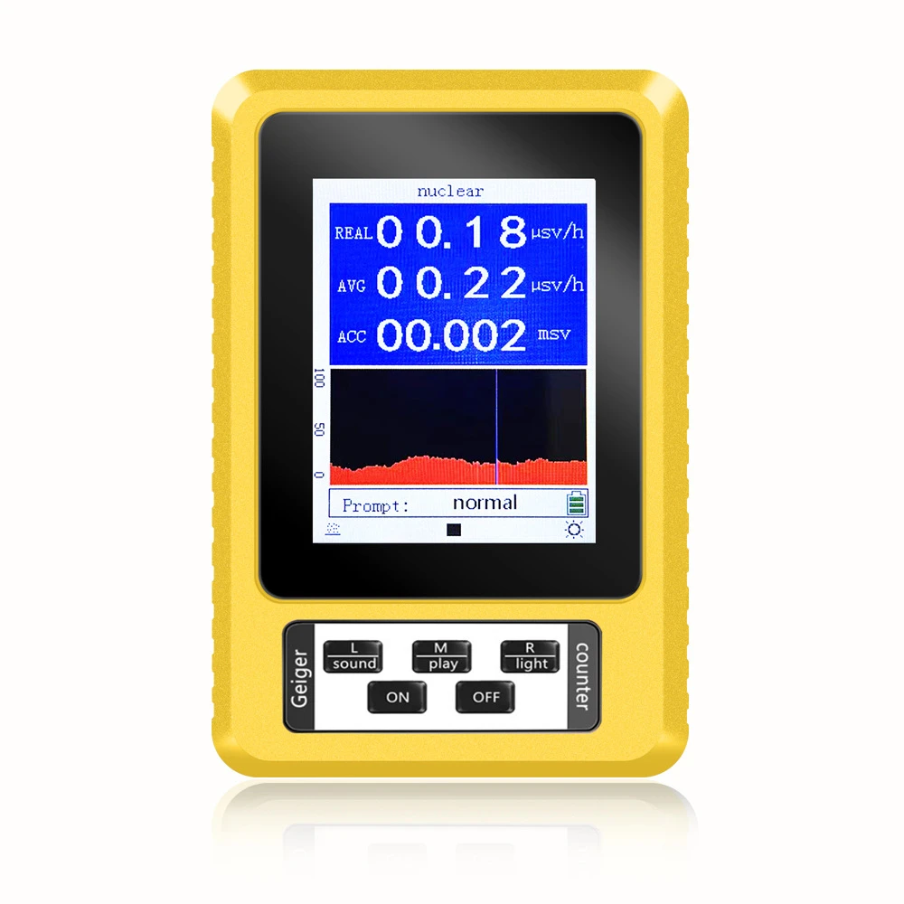BR-9C XR-3 Nucleaire Radiation Detector 2-In-1 Emf Tester Geigerteller Kleur Scherm Persoonlijke Dosimeter Marmer detectoren