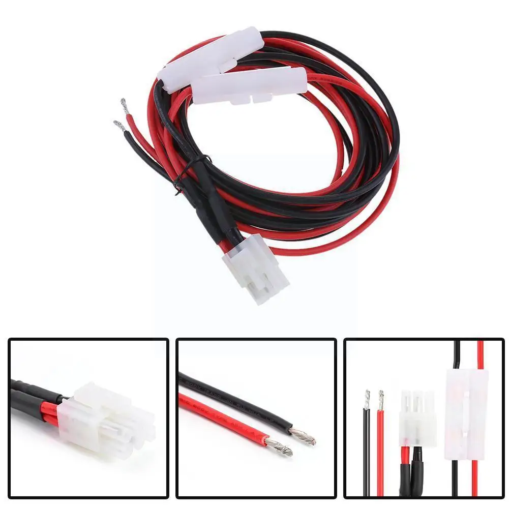 

1m 30a Fuse Short Wave Power Cord High Temperature Resistan Supply Cable For Yaesu Ft-857d Ft-897d Ic-725a Ic-78 Ic-706 P4i3