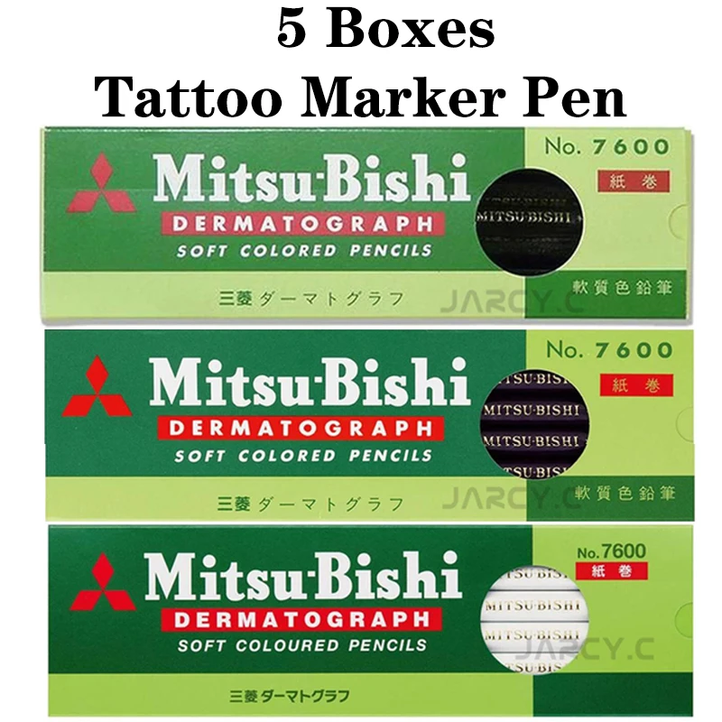 

5 коробок карандаш для бровей Тату маркер для бровей водостойкая профессиональная ручка для макияжа глаз коричневая тату для бровей позиционирование маркер аксессуары