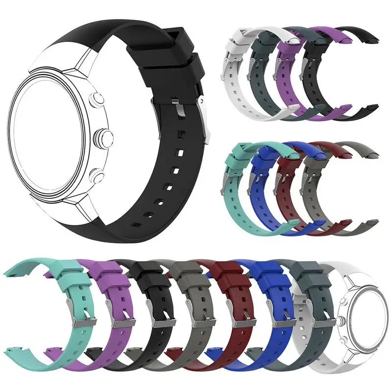 

Silicone Watch Straps Wristband Straps ForASUS, ZENWATCH 3 Sports Watch Bracelet Replacement Straps Smart Watch Accessories