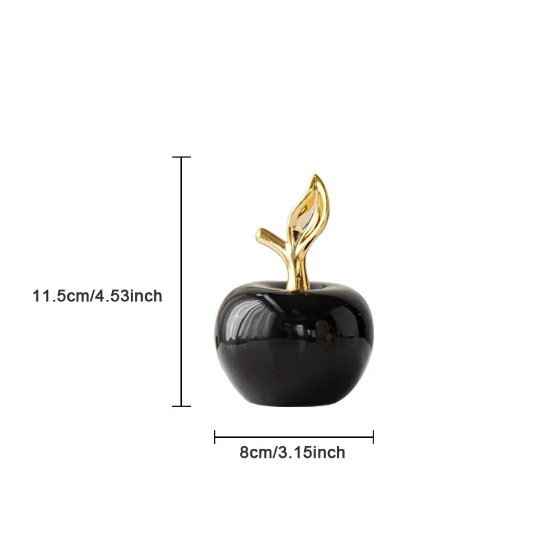 

Керамическая статуэтка яблоко европейского стиля