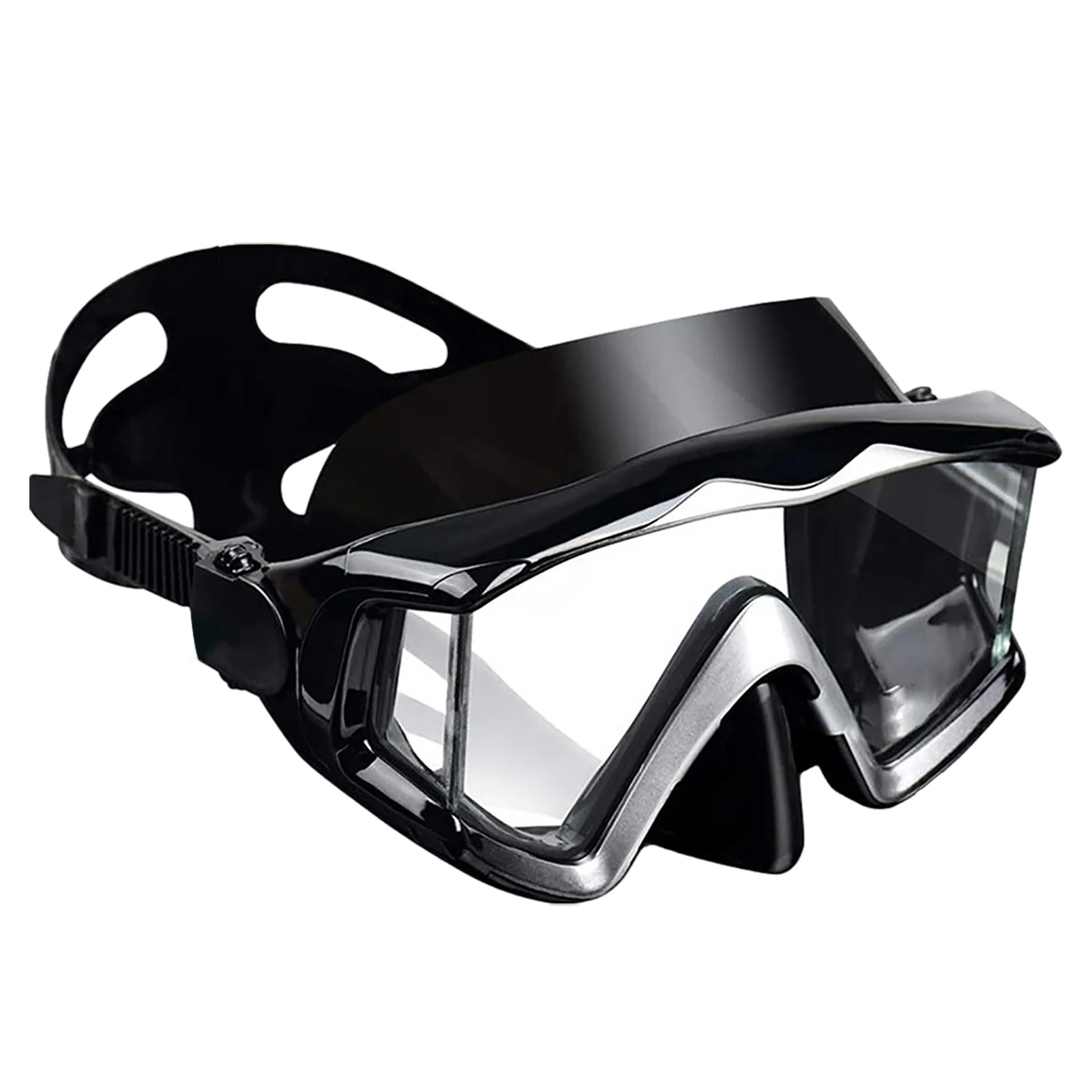 

Tempered Glass Dive Goggles Panoramic Scuba Diving Goggles Panoramic Scuba Diving Anti-Fog Swimming Snorkel Suitable for Adults