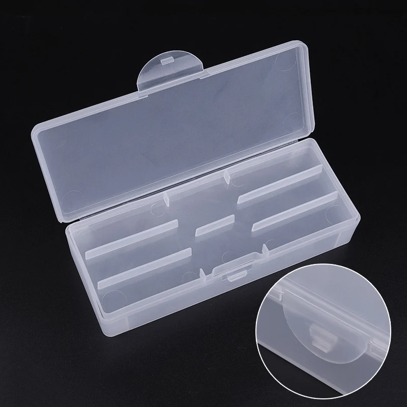 

Rectangle Double-layer Nails Art Organizer Box Nail Buffer Files Empty Storage Container Tweezers Clippers Pens Brushes Case
