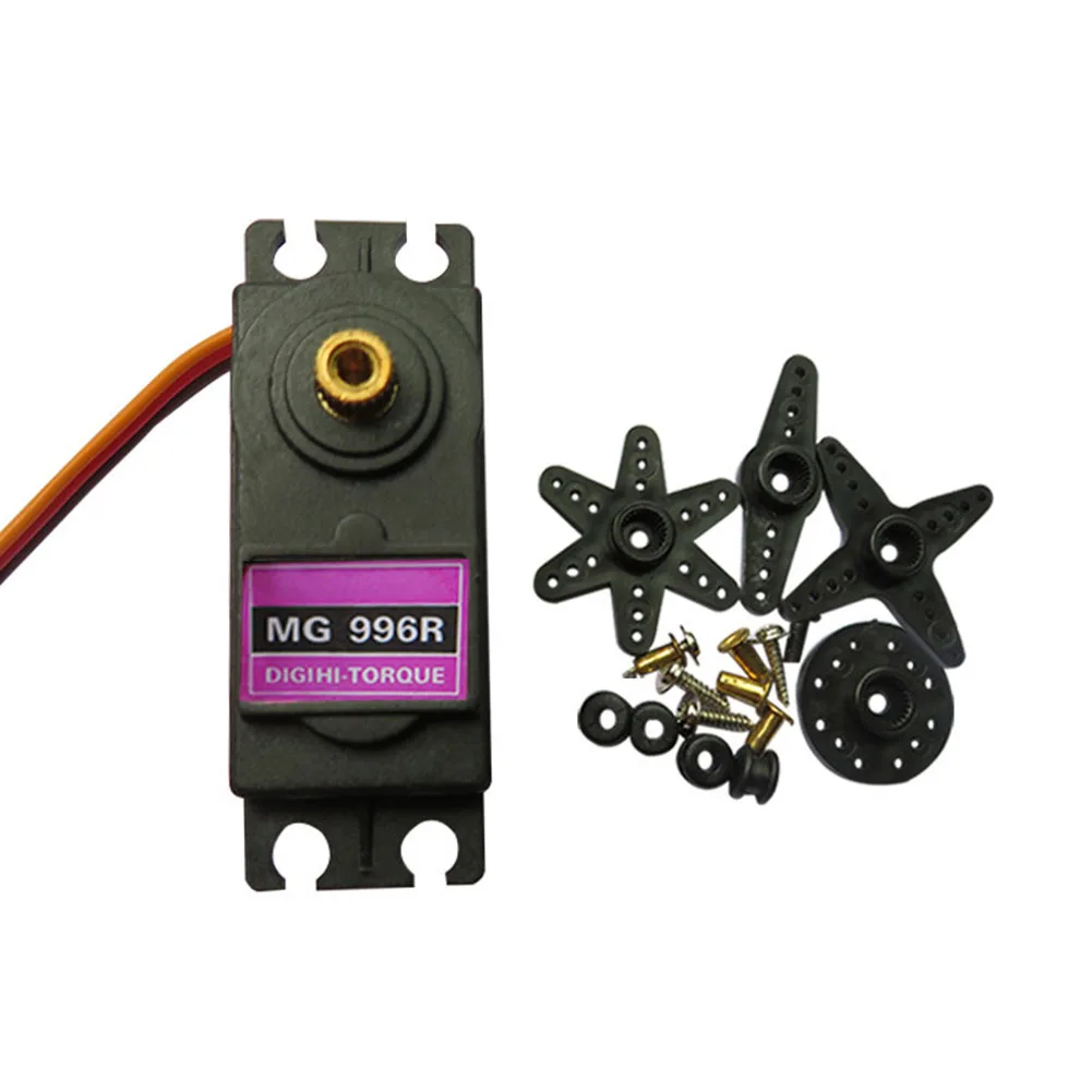 

1pcs 12KG MG996R Servo Motor Metal Gear Torque For Truck Boat Racing Car Helicopter And Airplane RC Model Helicopter Parts Toys