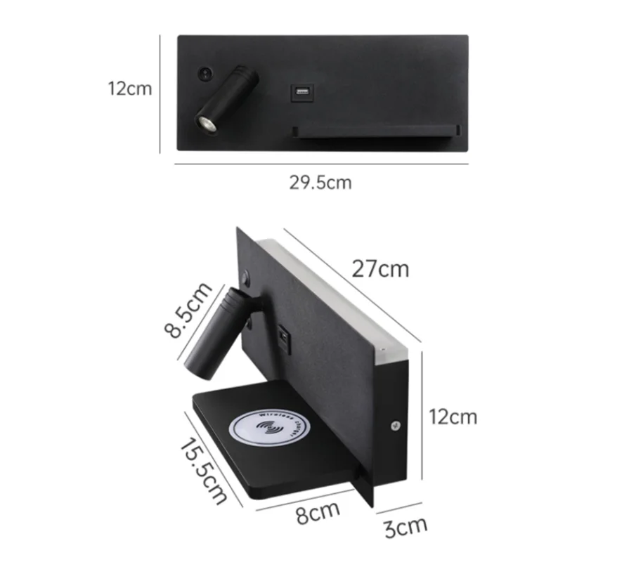 Pаспродажа Беспроводные Светодиодные лампы для спальни с выключателем USB зарядки Продажа Беспроводные Светодиодные лампы для спальни с выключателем USB зарядки