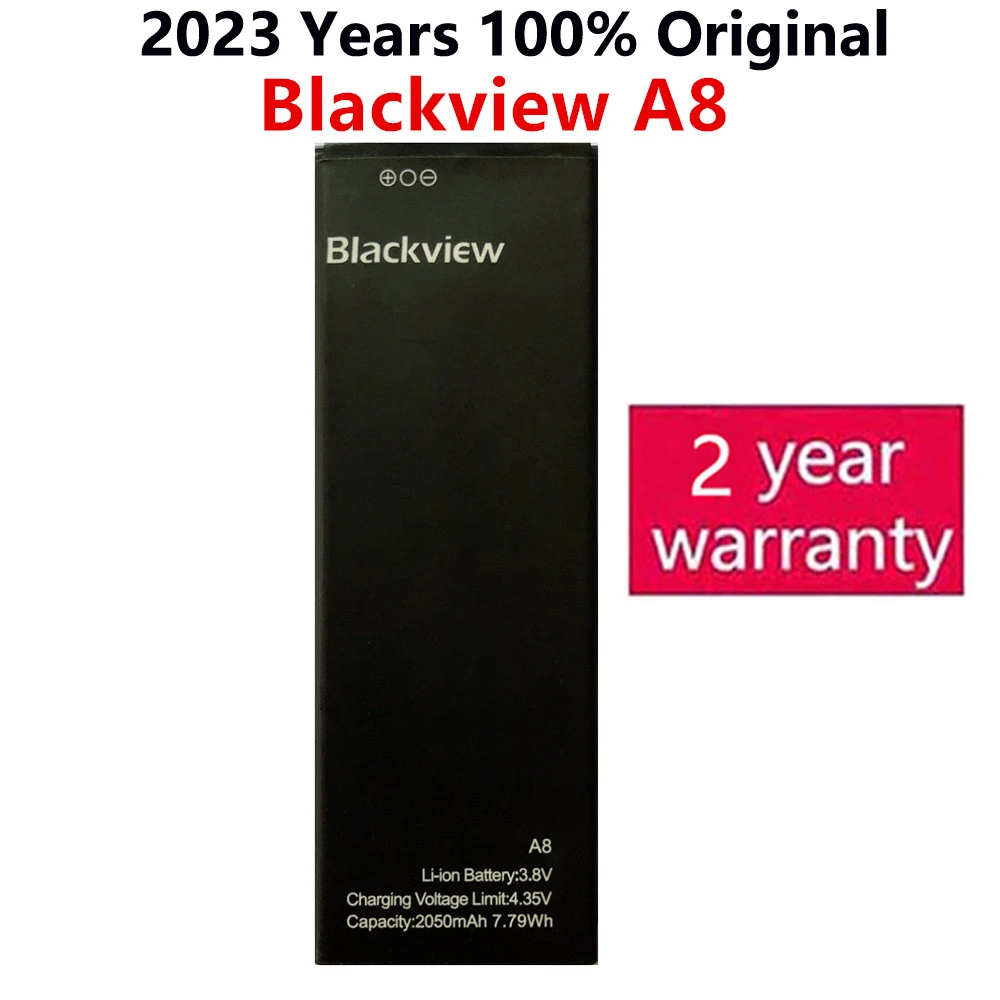 

100% Оригинальный Новый Сменный аккумулятор Blackview A8 2050 мАч литий-ионный Резервный аккумулятор для смартфона Blackview A8