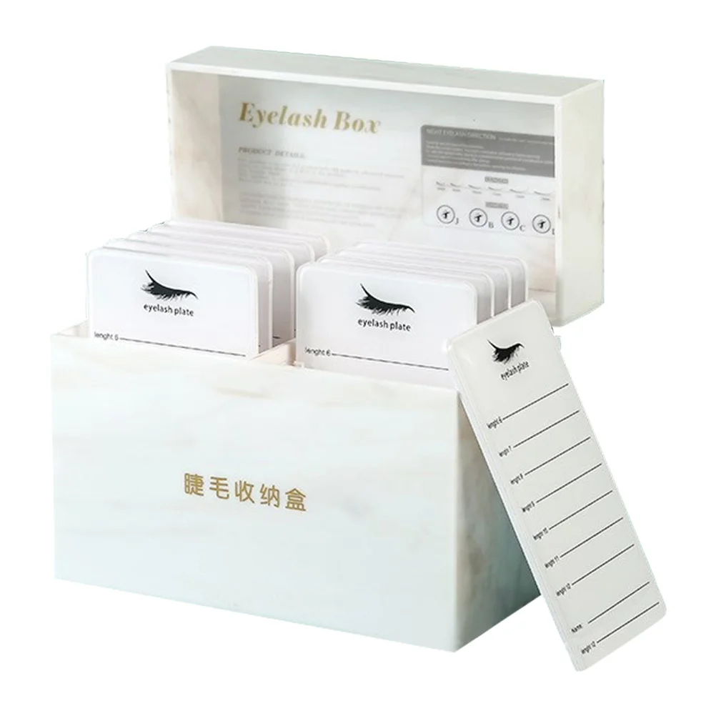 

Splint Eyelash Extension Tool Storage Board Supplies False Eyelashes Tray Acrylic