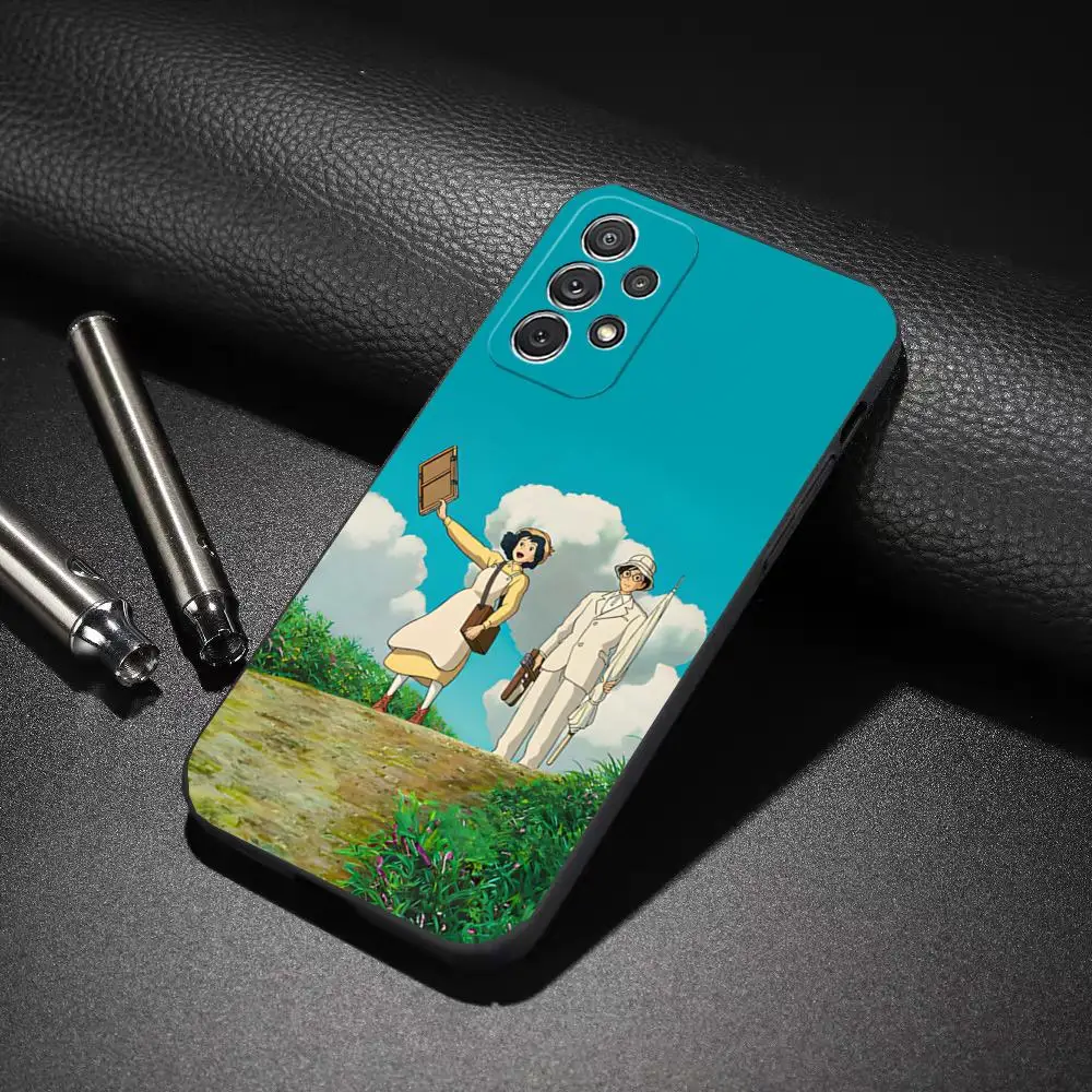 Чехол для телефона Anime The Wind Rises Samsung Galaxy A31 A33 A52 A13 A02 A40 S24 S23 S22 задняя крышка