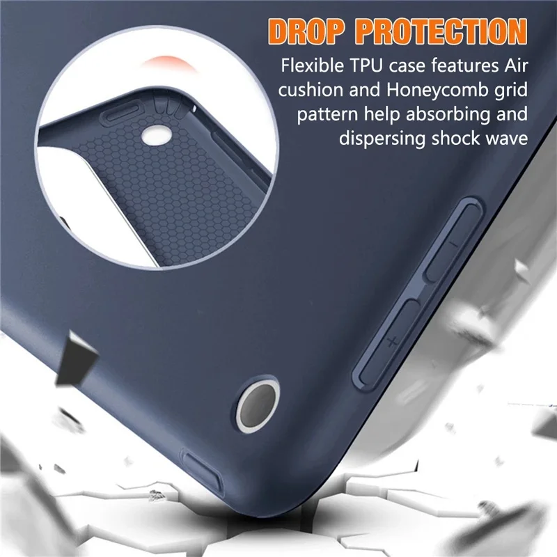 Силиконовый чехол UPBGNG для Xiaomi Mi Pad 6 / Pro MiPad 5 чехол-подставка планшета Мягкий