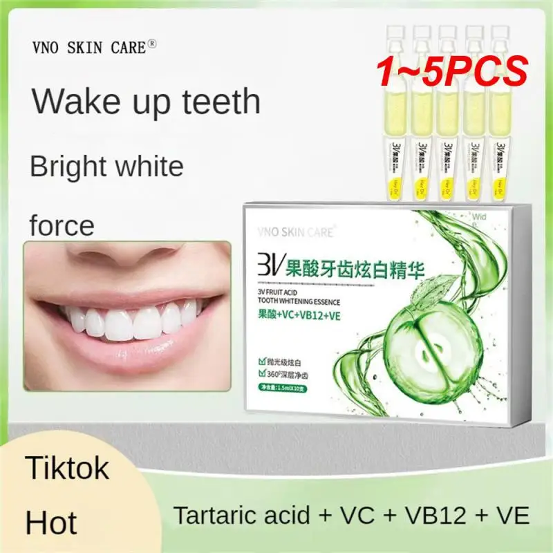 

1~5PCS TLOPA Ampoule Toothpaste Tooth Serum Ampoule Essences Toothpaste Fruit Acid Teeth Whitening Essences Tooth Care