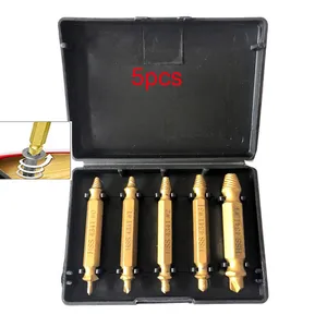 5 шт., набор экстракторов золотых винтов, сверла, простая направляющая, сломанные гамаки, шурупы для удаления болтов, Деревообрабатывающие инструменты