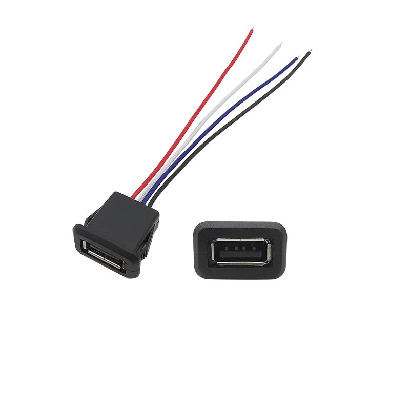 Разъем USB типа A 2 0 гнездовой разъем 2/4-контактный для зарядки USB-разъем