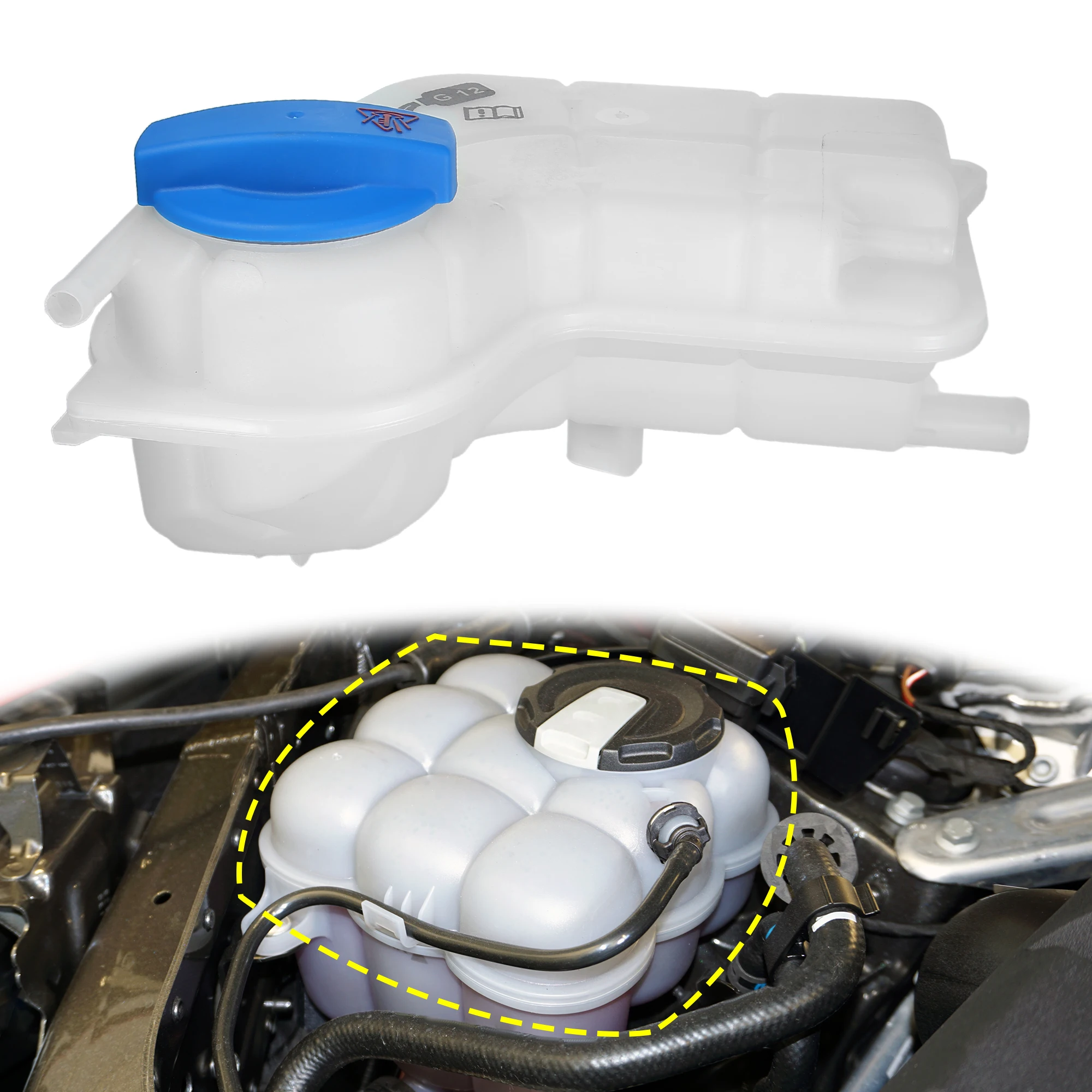 Бачок радиатора охлаждающей жидкости UXCELL 8E 0121403 Расширительная бутылка перелива