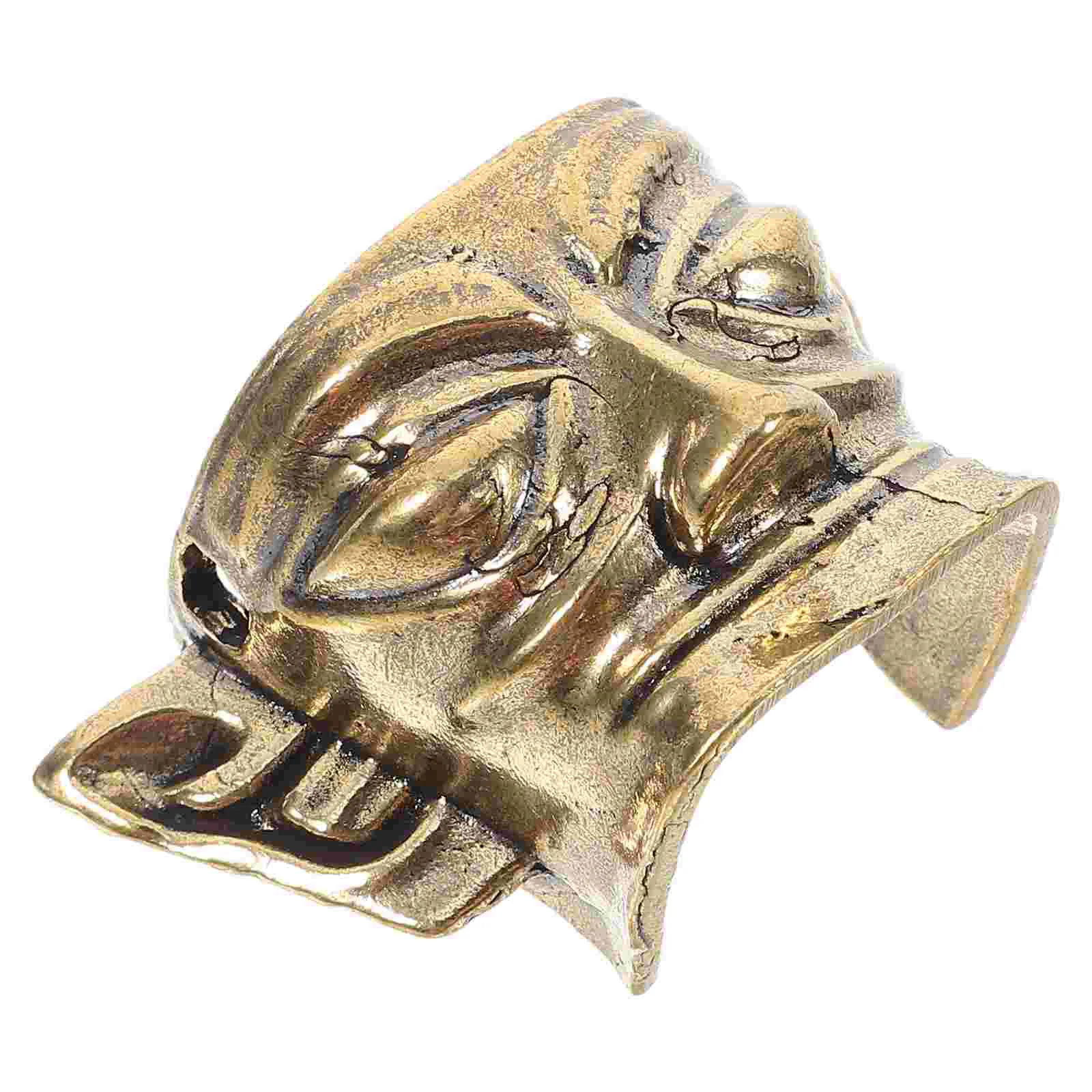 Sanxingdui бронзовые украшения для ванной комнаты китайский чай металлическая маска