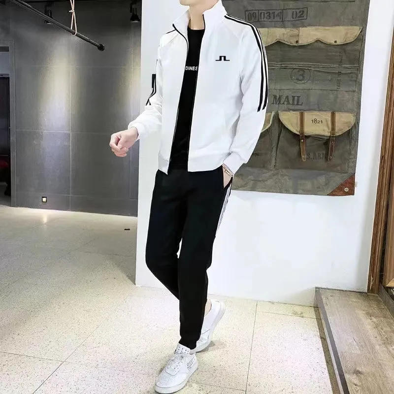 

Golf wear men 2-piece set golf clothing men top Men Golf Wear golf pants golf coat jacket 2023 men's autumn golf wear