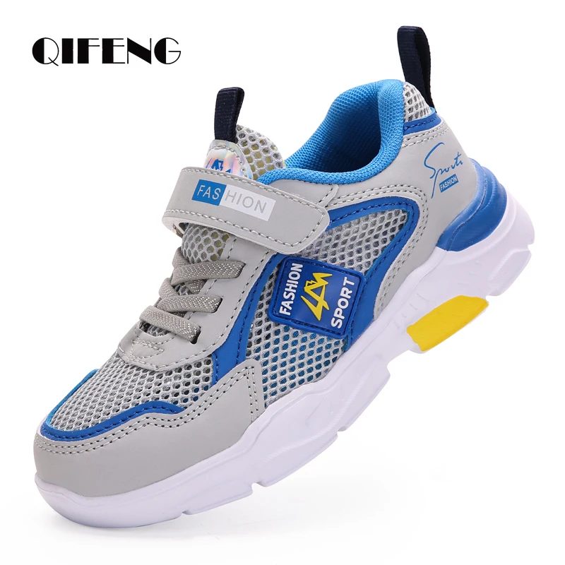 New Children Casual Shoes Boys Light Sneakers Student Kid Summer Size 5 8 9 12 13 Autumn Mesh Sport Footwear Winter Spider 7-12y