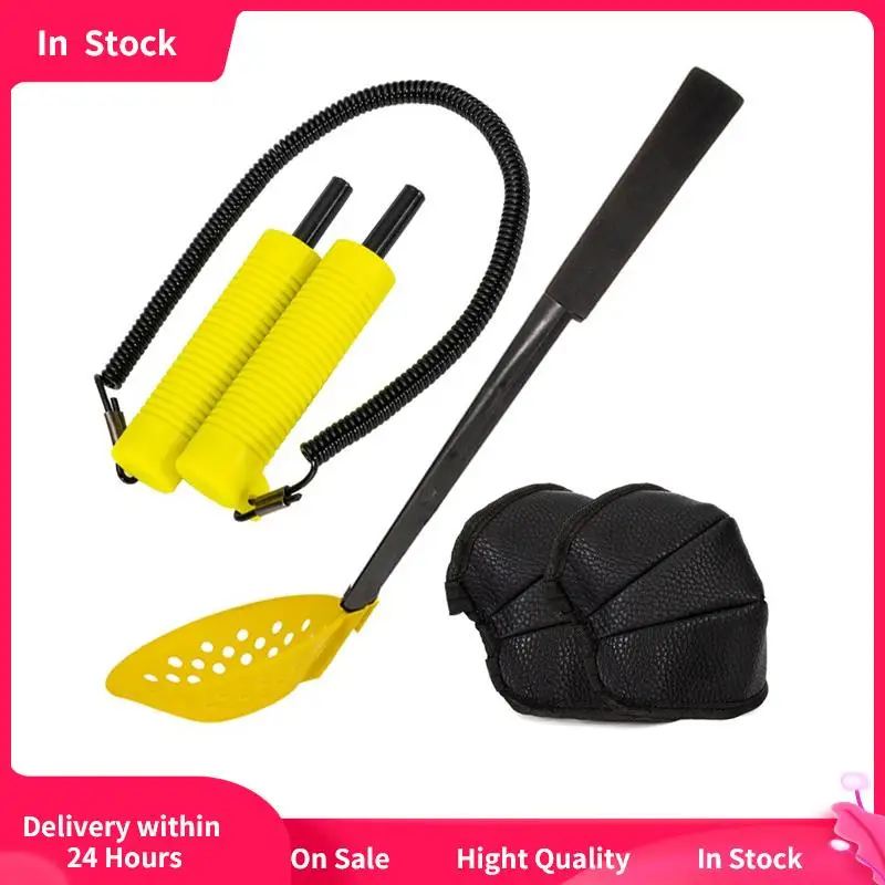 

Winter Outdoor Ice Fishing Kit With Spoon Ice Pick Knee Pads Winter Outdoor Hiking Sports Anti-Knock Knee Warm Protector