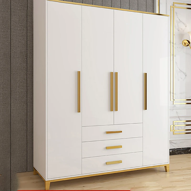 

Светлый роскошный постмодерн минималистский Собранный панельный шкаф большой емкости многофункциональная мебель для спальни