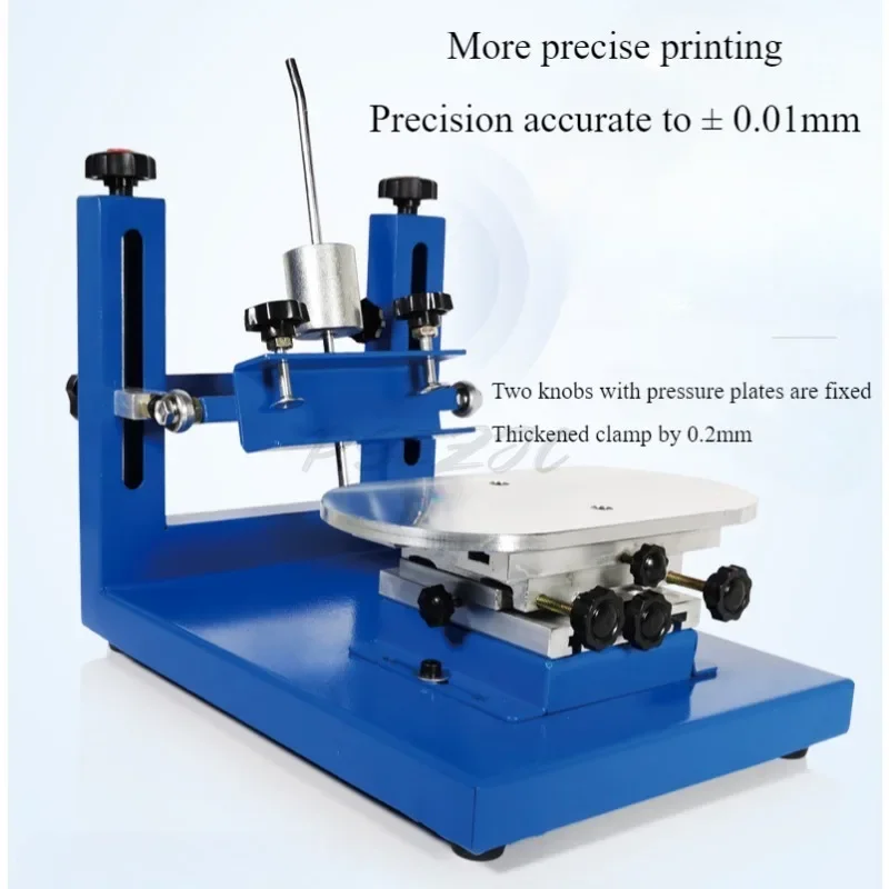 Высокоточный стол для шелкографии принтер печати логотипов торговой марки
