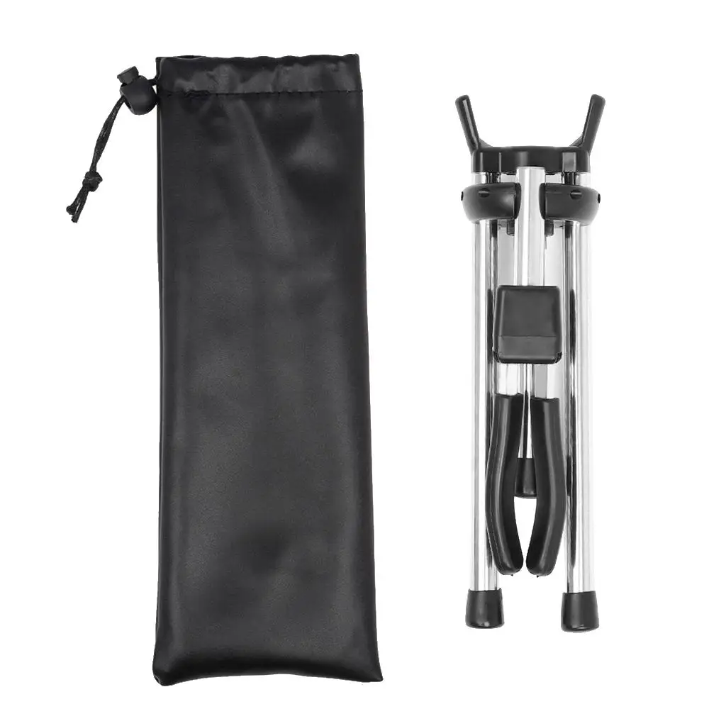 

Portable Tenor Saxophone Sax Stand Support Stainless Steel Rubber Feet