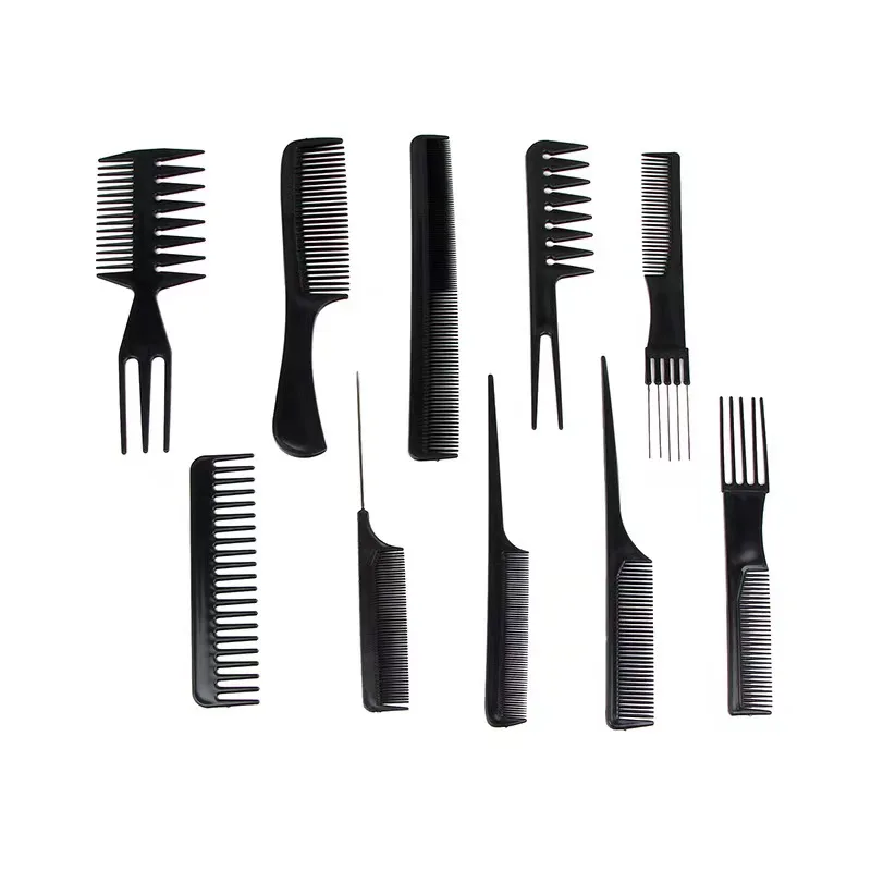 

Stylist Anti-static Hairdressing Combs,Multifunctional Hair Design Hair Detangler Comb Makeup Barber Haircare Styling Tool Set