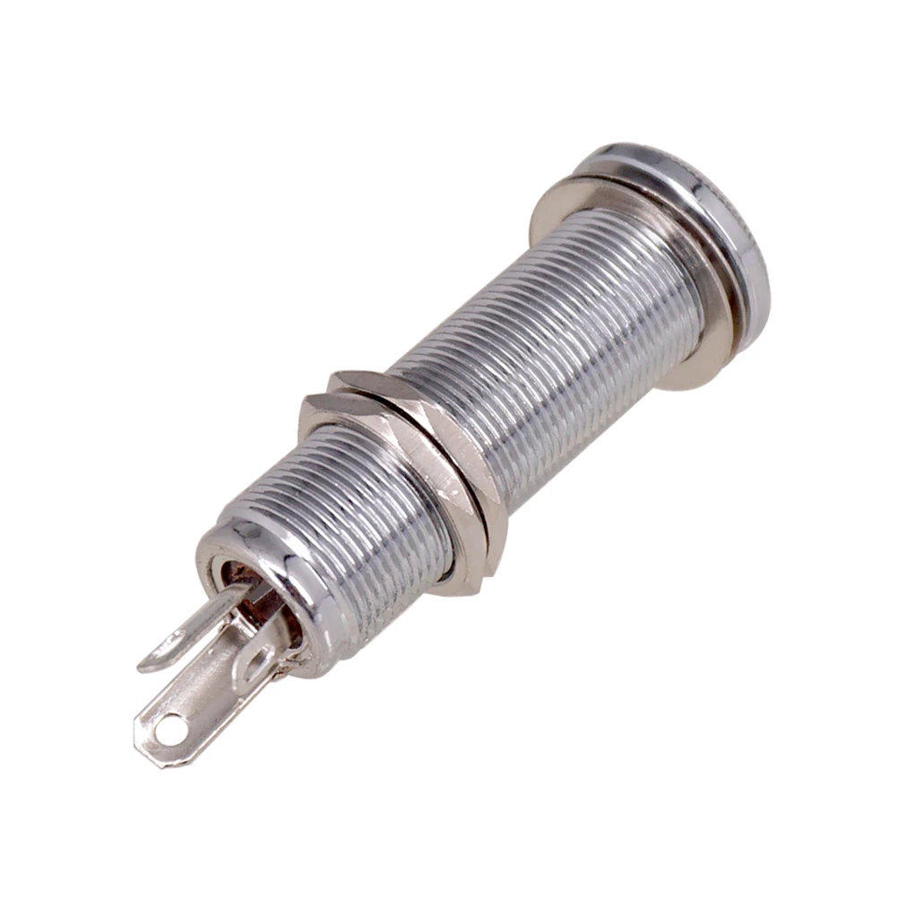 

Brand New Guitar Socket Jack Electric Bass 1/4 Inch 1/4" 6.35mm Hole Accessories Anti Noisy Kits Output Parts