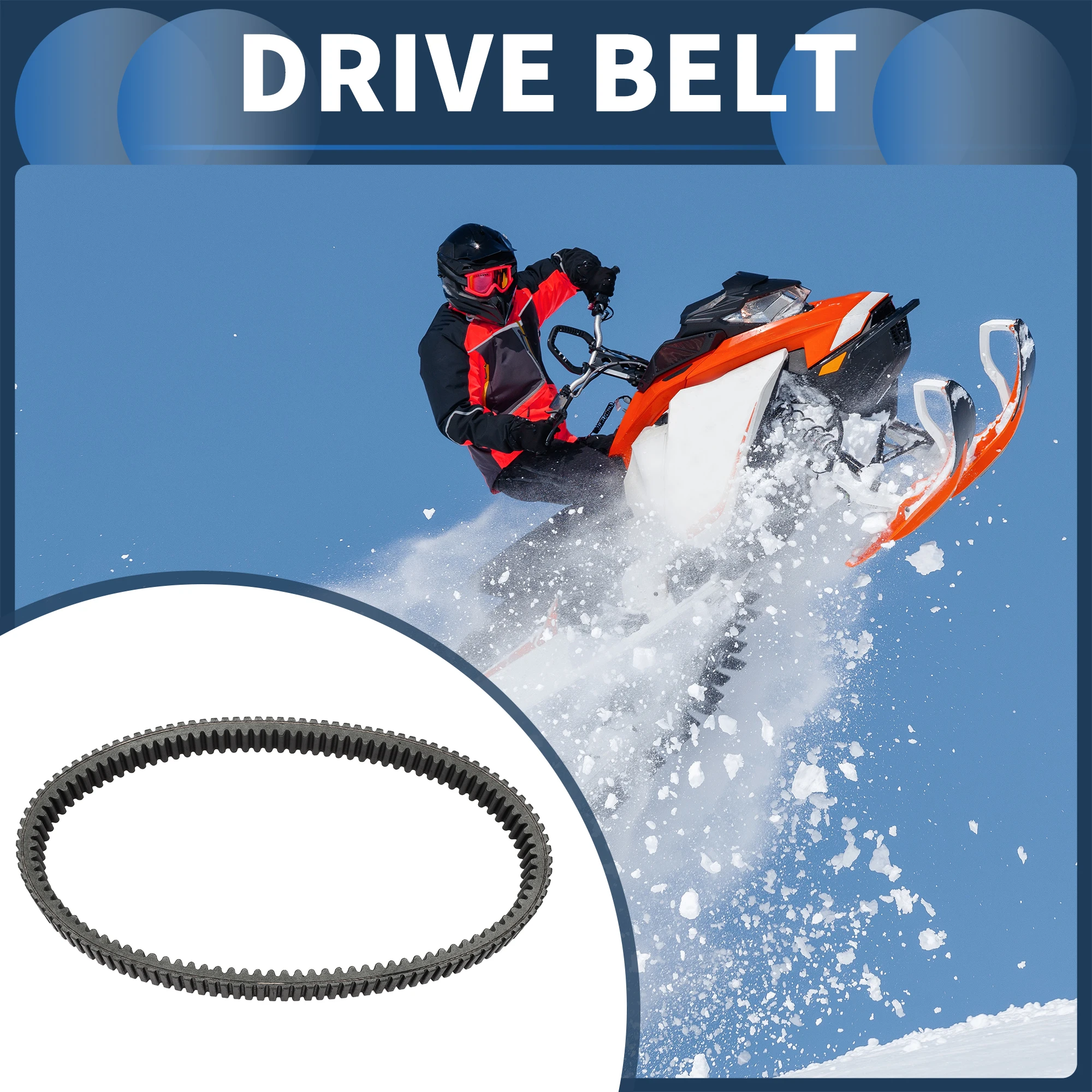 Приводной ремень Motoforti Внутренний V-ремень No 417300197 Для снегохода Ski-Doo MX Z Renegade 600 HO