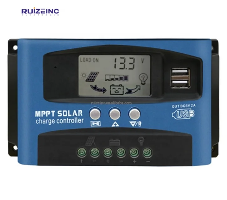 

30A MPPT Auto Solar Charge Controller MPPT 12V 24V 30A Battery Charger Controller 5V 2A Dual USB 40A 50A 60A 100A