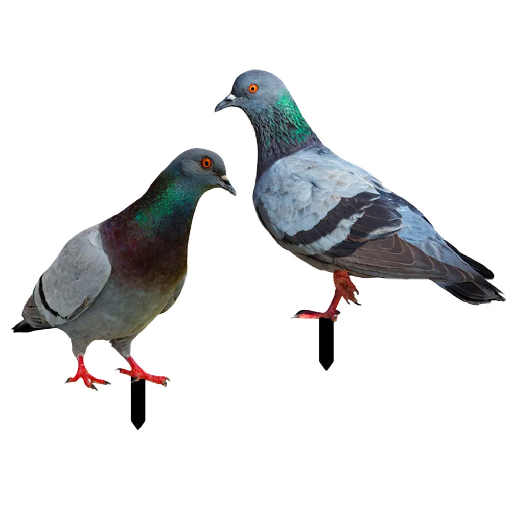 

Garden Animal Bird Yard Pigeon Stake Figurines Lawn Statues Sign Decor Outdoor Decoration Stakes Birds Dove Artificial Statue