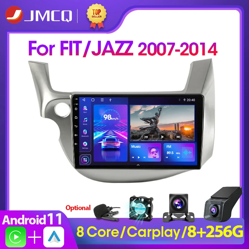 Multimedia Video Player For Honda Fit Jazz 2007-2014 Navigat