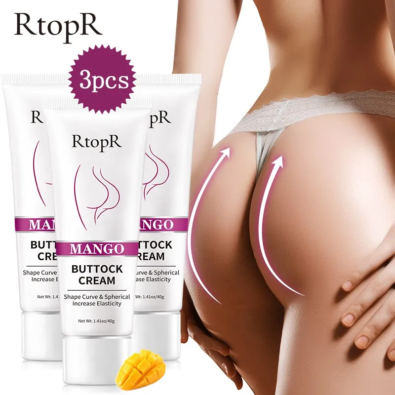 

3PCS RtopR Mango sexy buttocks cream body skin care effective buttocks firming cream whitening sexy buttocks cream