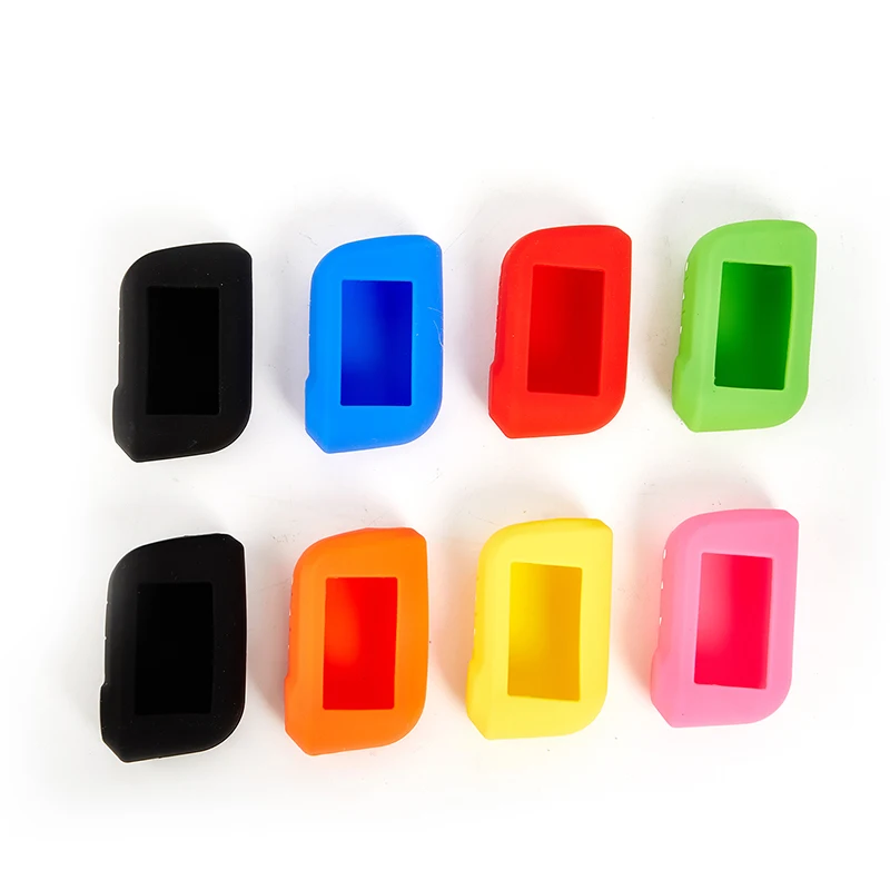 

Silicone Auto Key Case for Starline A93 A63 Russian Version Two Way Car Alarm LCD Remote Controller Keychain Fob Cover