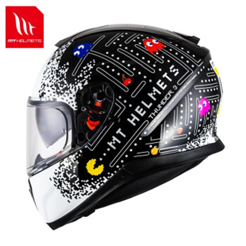 Original MT Motorcycle Helmet Thunder 3SV Double Lens Motocross Full Face Helmet Motorcycle Accessories for Men Women enlarge