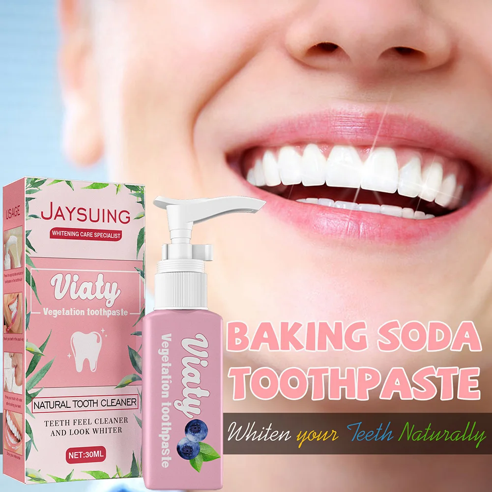 

30ML Fruit Toothpaste Stain Removal Whitening Fruit Flavor Toothpaste Fight Bleeding Gums Fresh Breath Teeth Whitening Oral Care