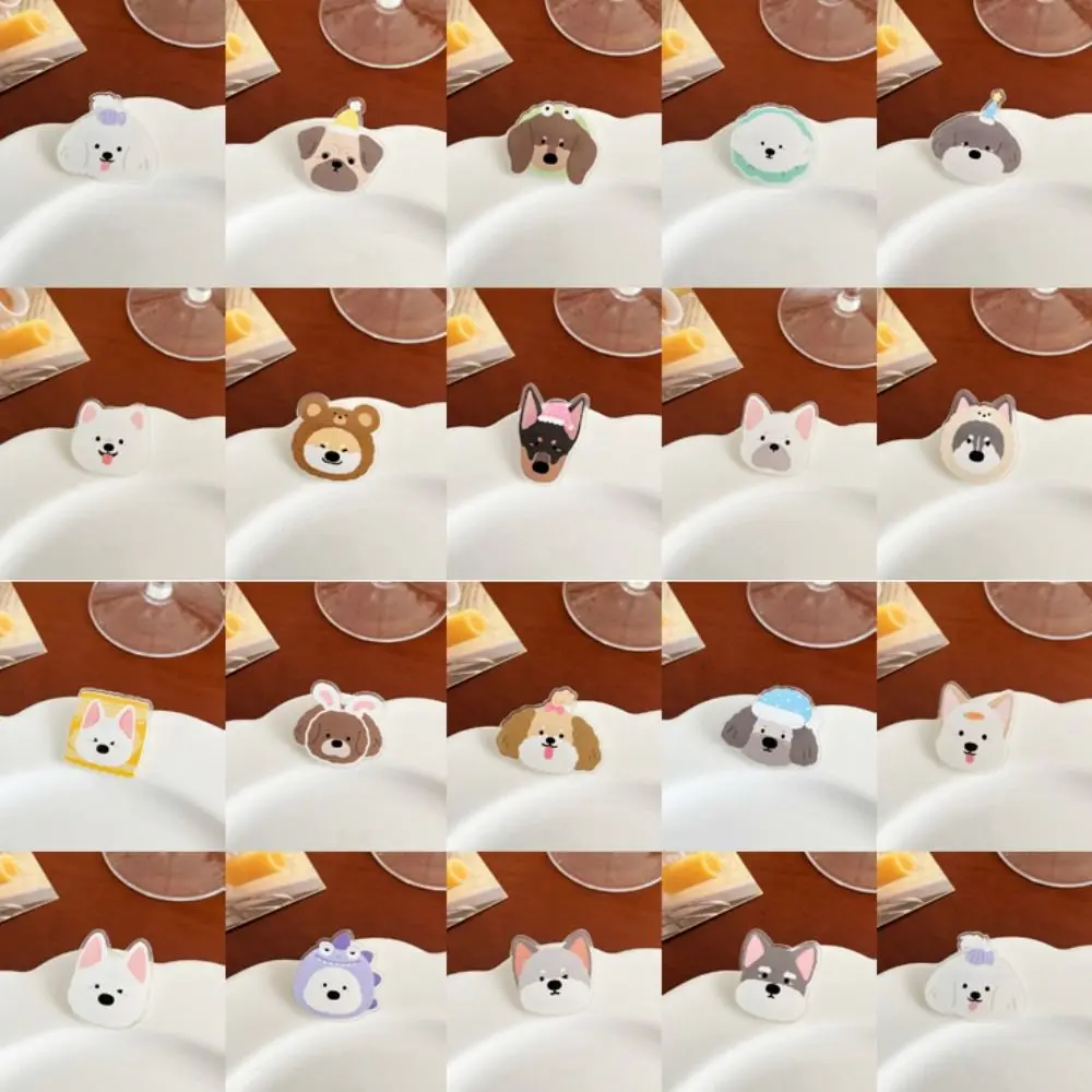 Булавка для мопса акриловая булавка собак Бигль померанский помпон Мальта