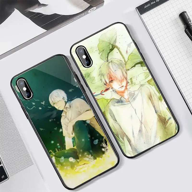

Mushishi Anime Phone Case Tempered glass For iphone 6 7 8 plus X XS XR 11 12 13 PRO MAX mini