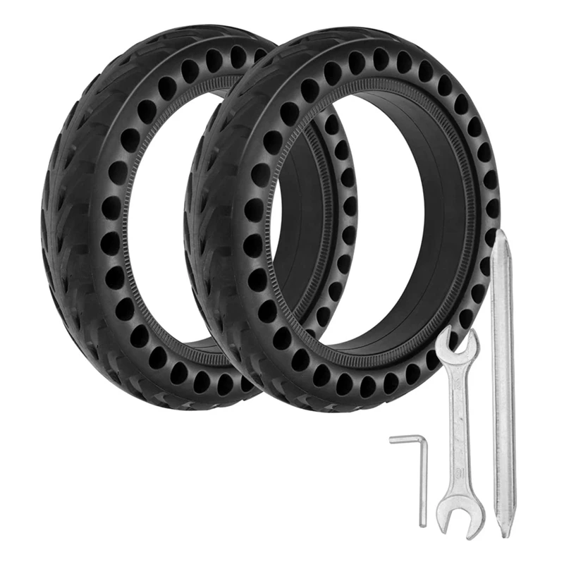 1 Set Scooter Cellular Tires Scooter Solid Tire With Installation Tool For Gotrax Gxl/For Xiaomi- M365 Gotrax XR/M365 Pro