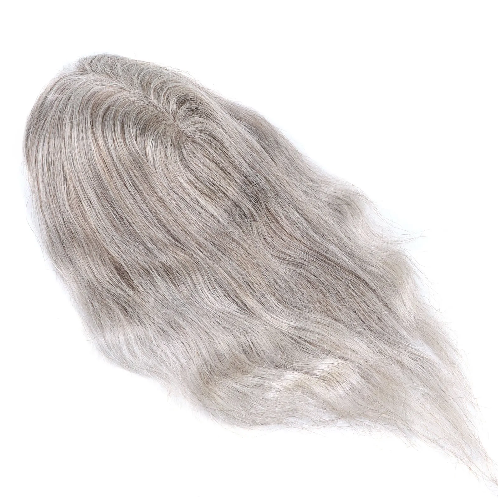 Парик мужской капиллярный моно-кружевной из ПУ кожи натуральные человеческие