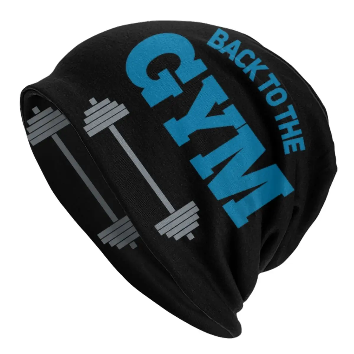 

Back To The Gym Beanie Cap Unisex Winter Warm Bonnet Homme Knitting Hat Bodybuilding Workout Quote Skullies Beanies Hats
