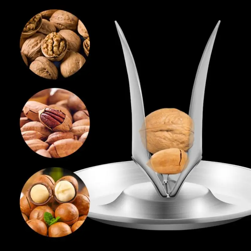 

High Quality Walnut Clip Portable Thick Nut Opener 304 Stainless Steel Kichen Accessories Chestnut Clip Kichen Gadgets