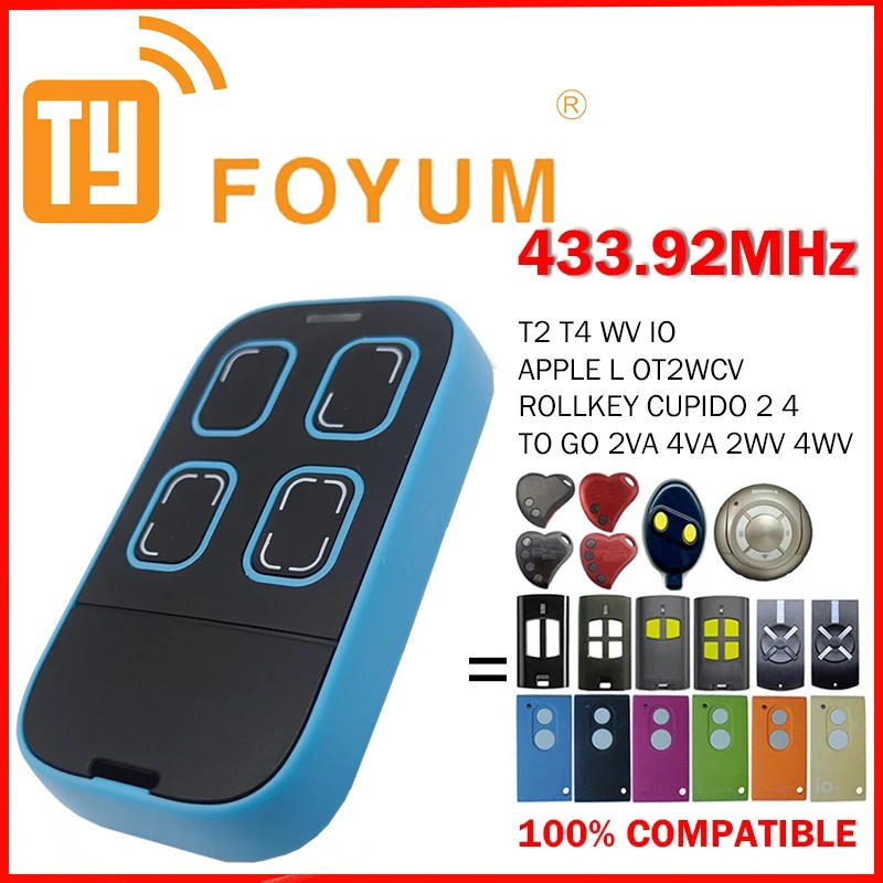 Пульт дистанционного управления для гаражных ворот JCM NE01 02 04 TWIN-R