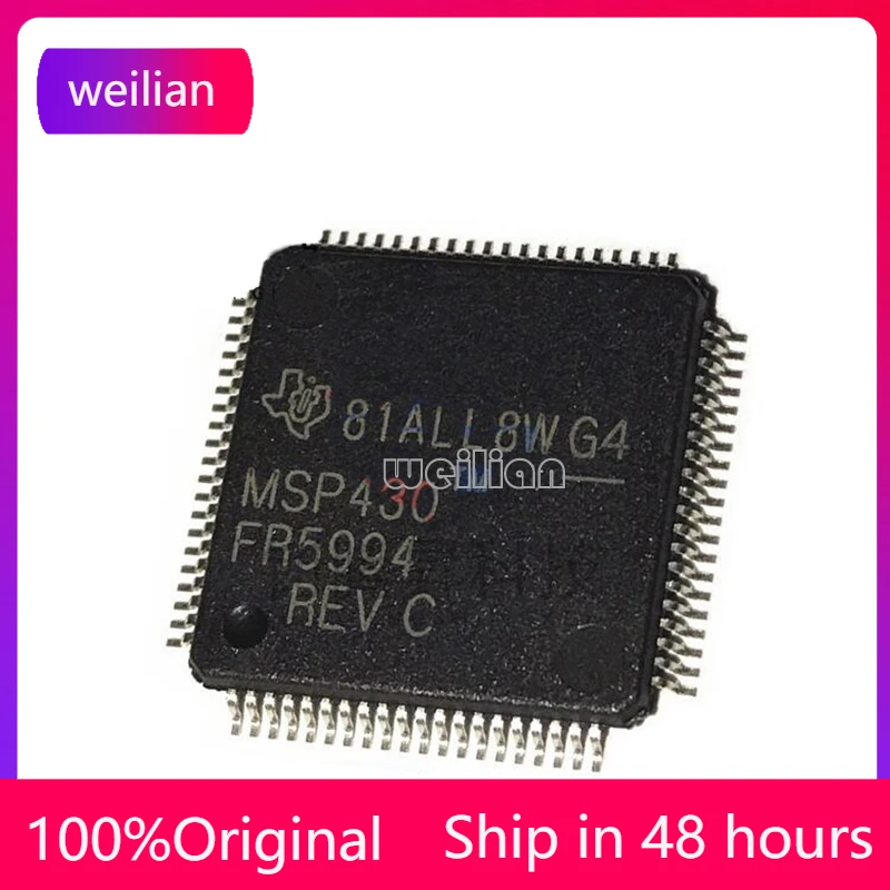 

Original spot MSP430FR5994IPNR MSP430FR5994 patch LQFP-80 microcontroller