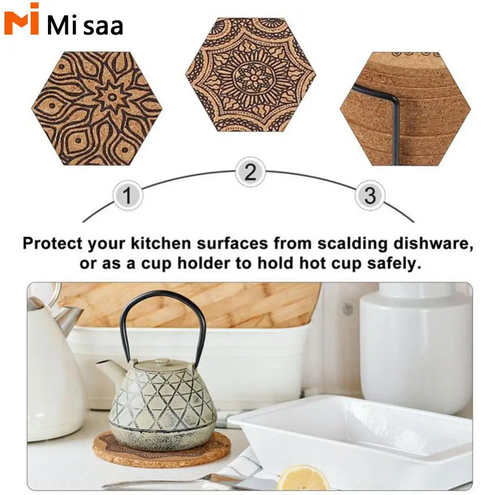 1 комплект деревянные подставки в виде мандалы