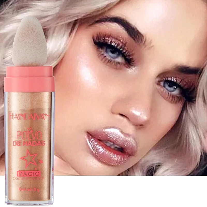 3D блестящая пудра для тела с высосветильник леском Осветляющий контур лица