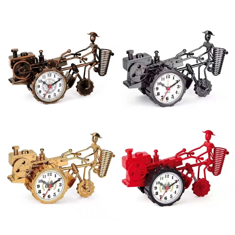 

Креативные ретро-часы, модные домашние настольные украшения, модель трактора, часы с орнаментом, старомодные цифровые часы