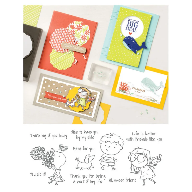 

Boy and Dog Metal Cutting Dies And Silicone Stamps For Diy Material Scrapbooking Photo Album Decoration Embossing Craft 2023