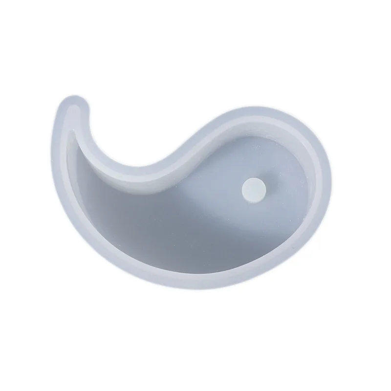 Форма в виде свечи Tai Chi Yin Yang для самостоятельной сборки силиконовая форма