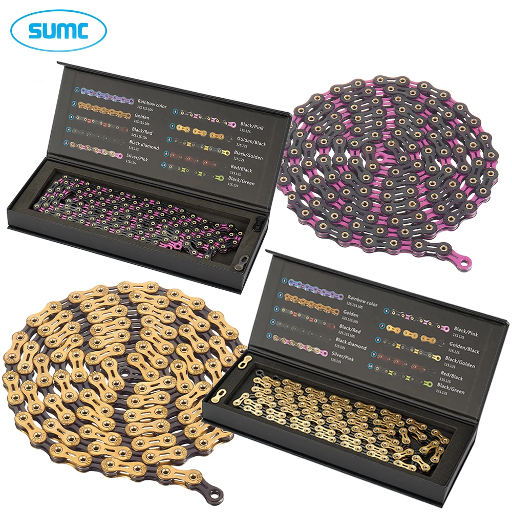 SUMC SX11SL 11 цепь для скоростного велосипеда 116L с MissingLink 11V Горный/Шоссейный велосипед